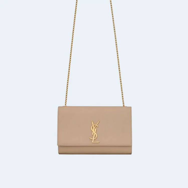 생로랑 케이트 미디엄 백 브라운