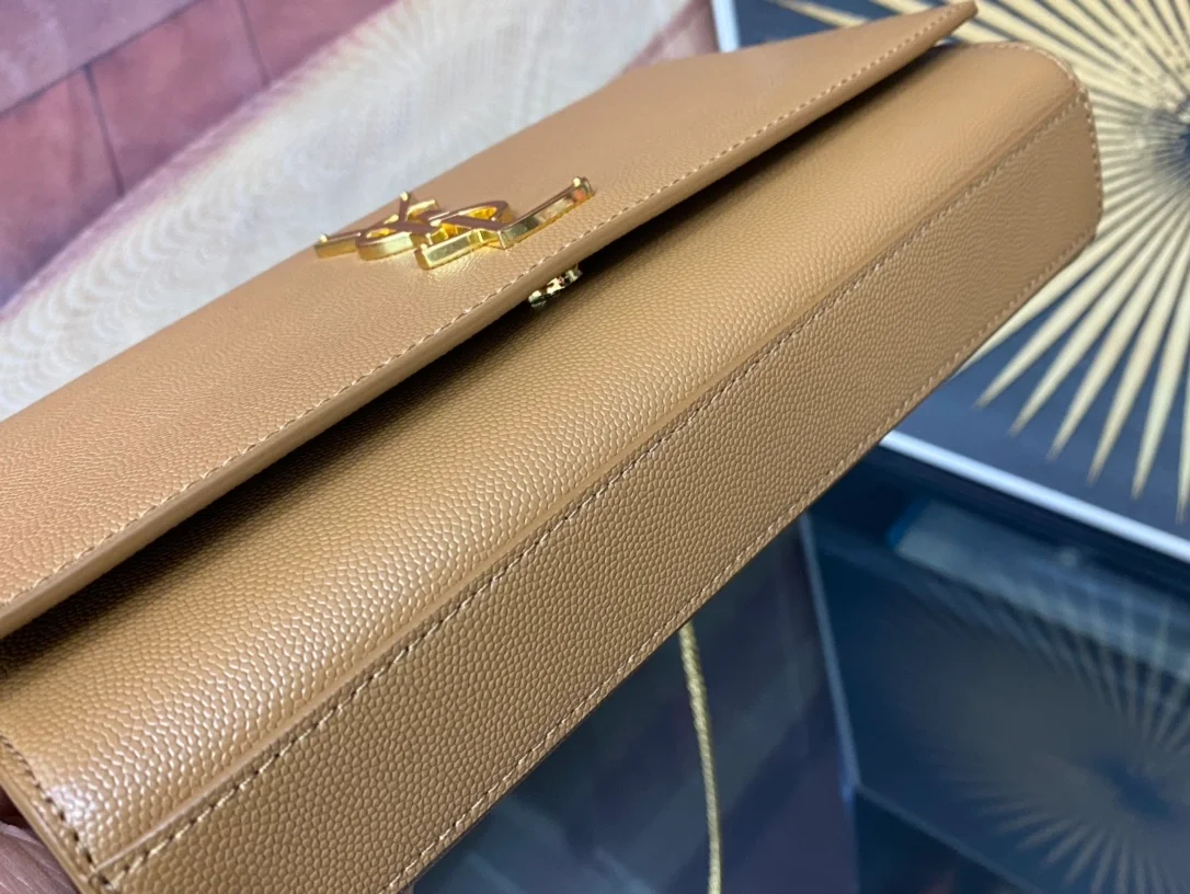 생로랑 케이트 미디엄 백 브라운