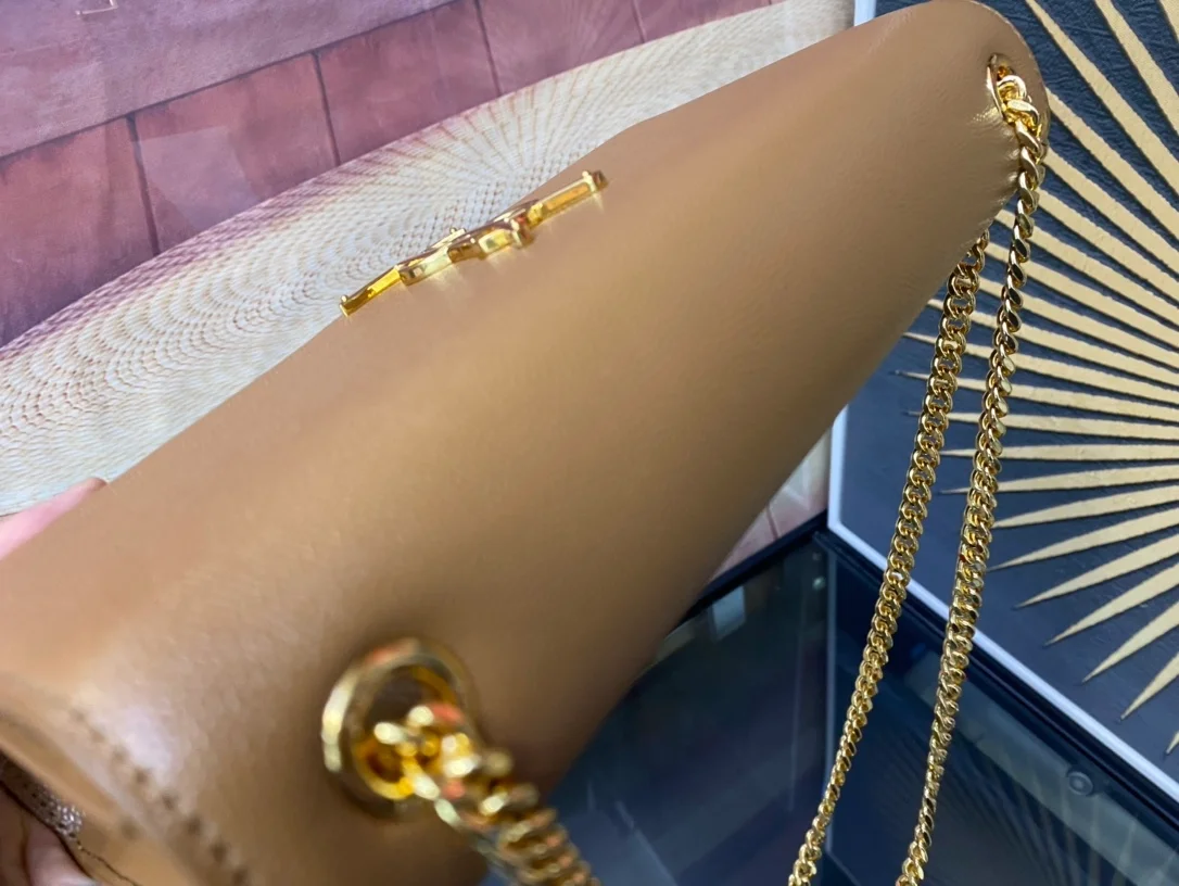 생로랑 케이트 미디엄 백 브라운