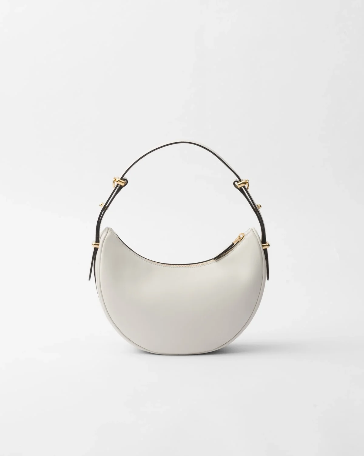 프라다 아르케 레더 숄더백 화이트