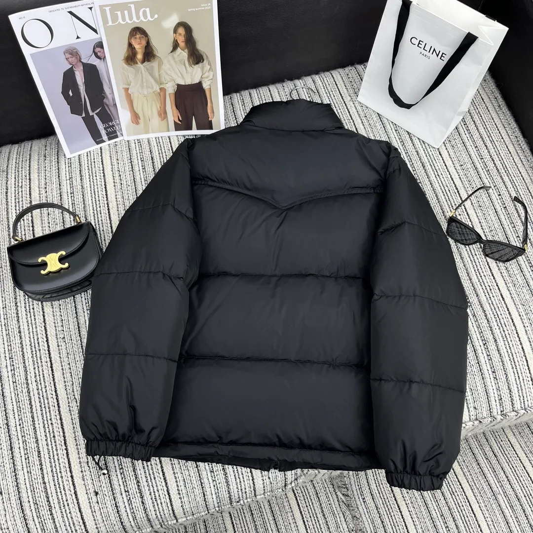 셀린느 로고 프린팅 패딩 자켓