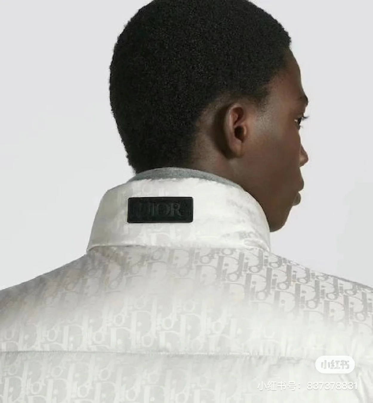 디올 오블리크 다운 패딩 베스트 화이트