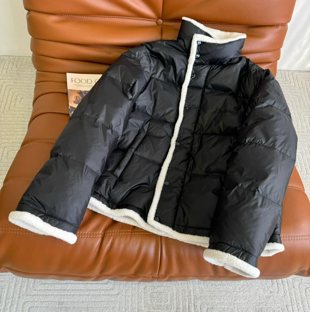 생로랑 포우 시어링 셸 다운 자켓