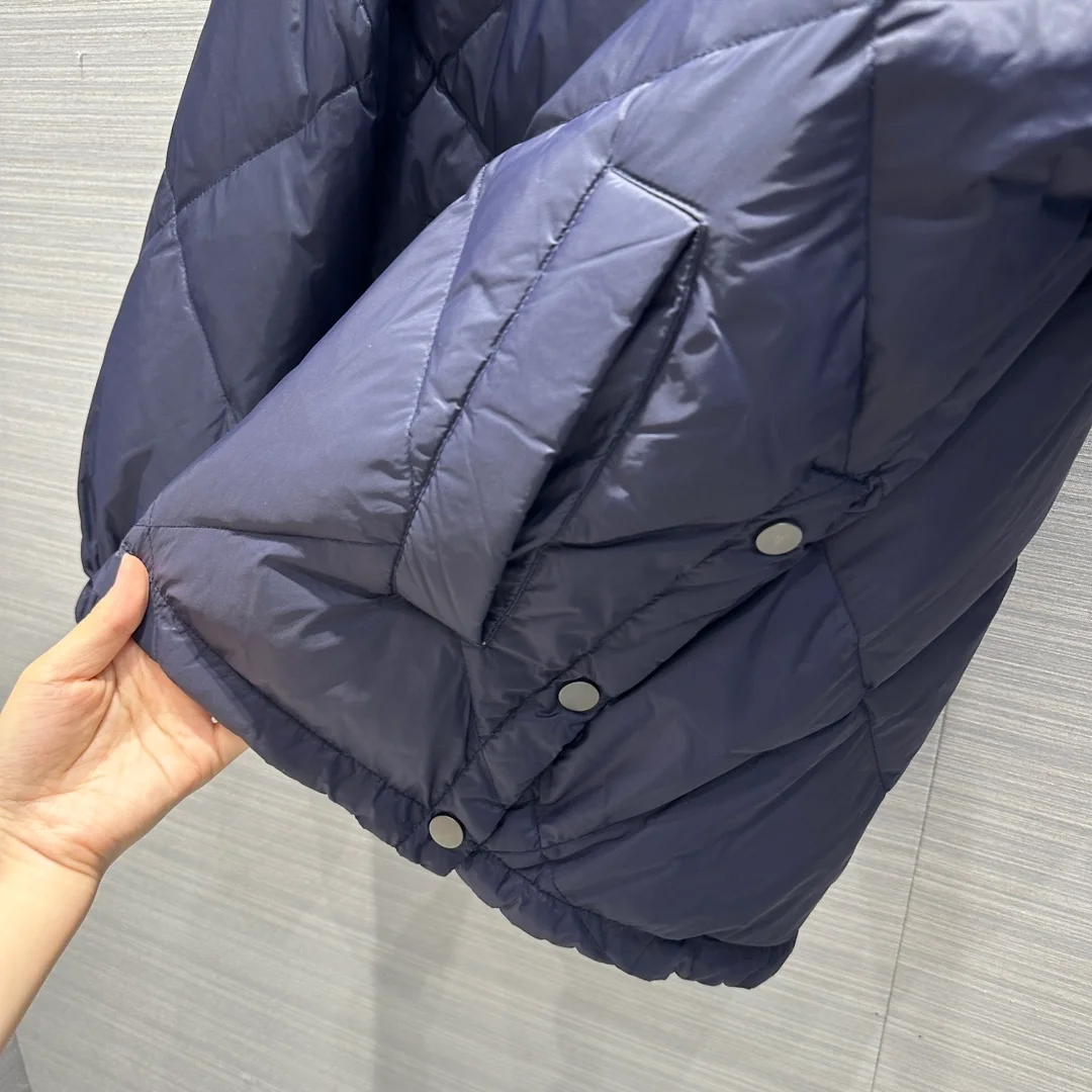 브루넬로 쿠치넬리 프레스 스터드 퀄팅 자켓