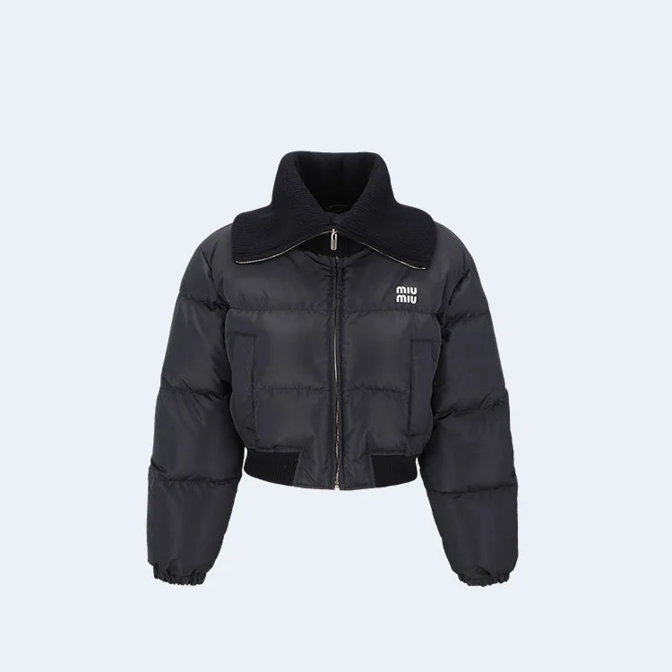 미우미우 크롭 다운 자켓