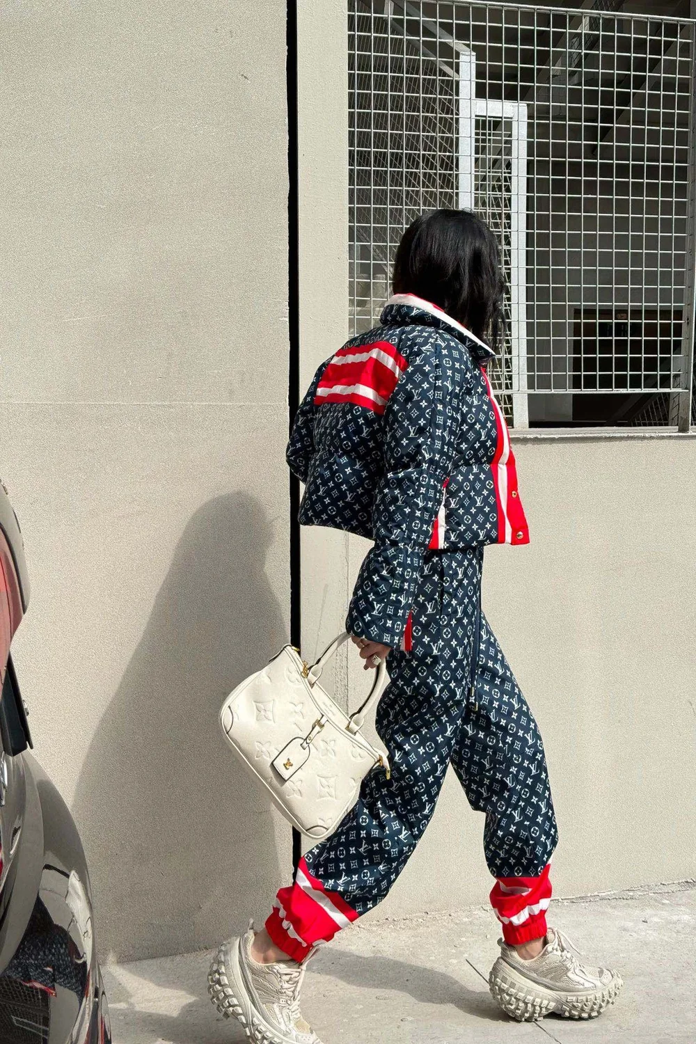 루이비통 트리컬러 모노그램 퍼퍼 자켓 1AC1CX