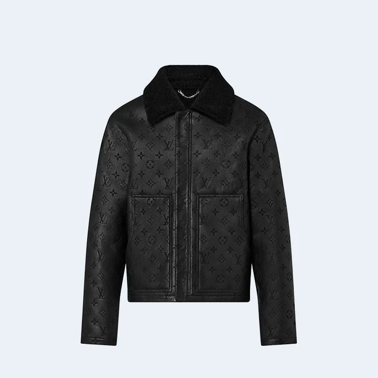 루이비통 시어링 엠보스트 모노그램 자켓
