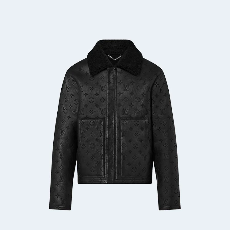 루이비통 시어링 엠보스트 모노그램 자켓