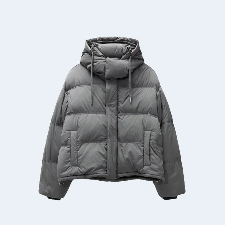 아미 파리스 다운 패딩 자켓 그레이