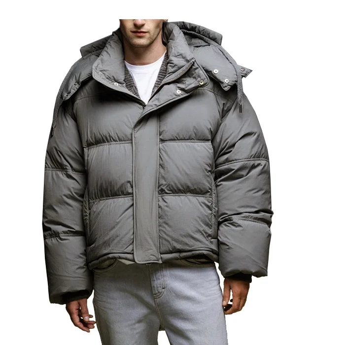 아미 파리스 다운 패딩 자켓 그레이