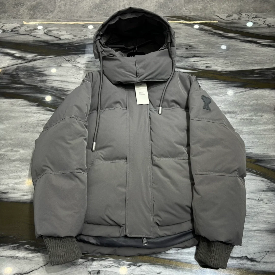아미 파리스 다운 패딩 자켓 그레이