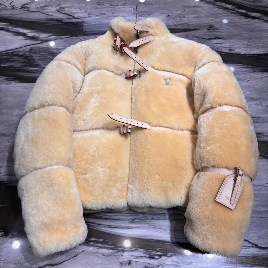 루이비통 시어링 다운 블루종