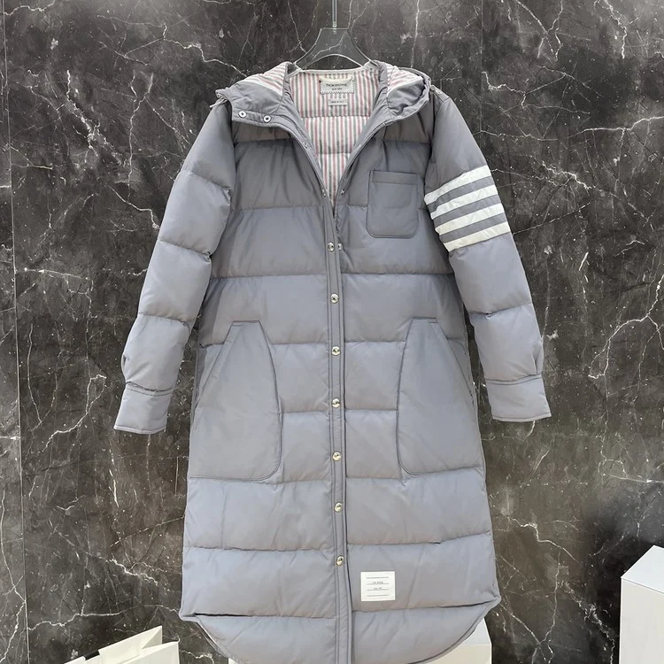 톰브라운 사선 완장 롱패딩