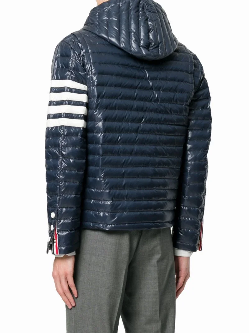 톰브라운 새틴 피니시 테크 자켓