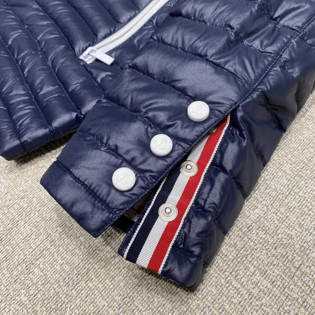 톰브라운 새틴 피니시 테크 자켓