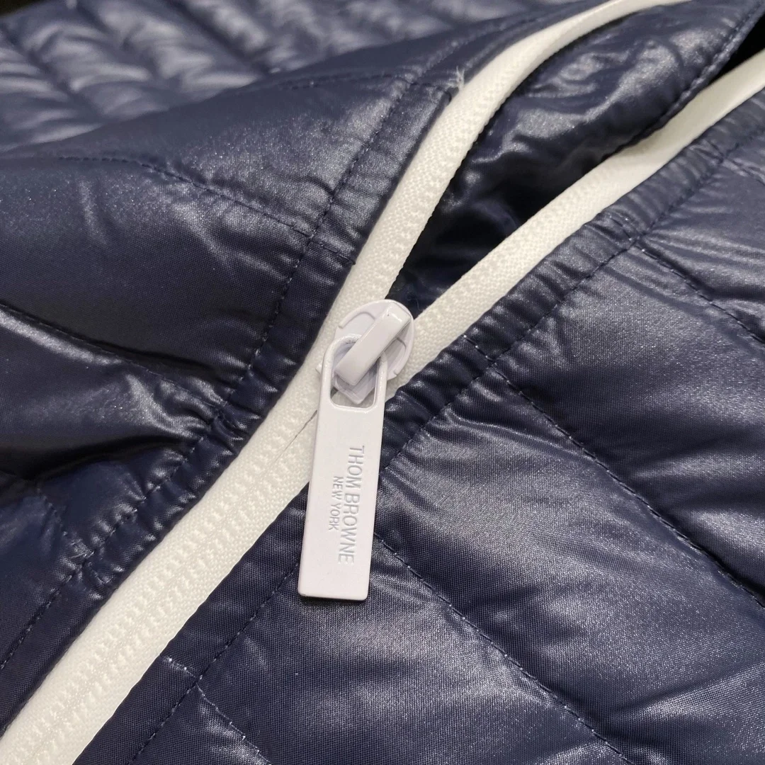 톰브라운 새틴 피니시 테크 자켓