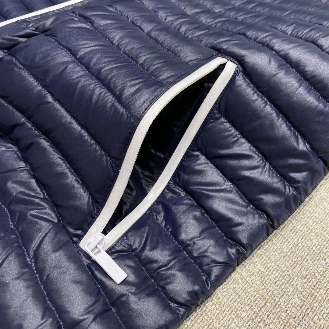 톰브라운 새틴 피니시 테크 자켓