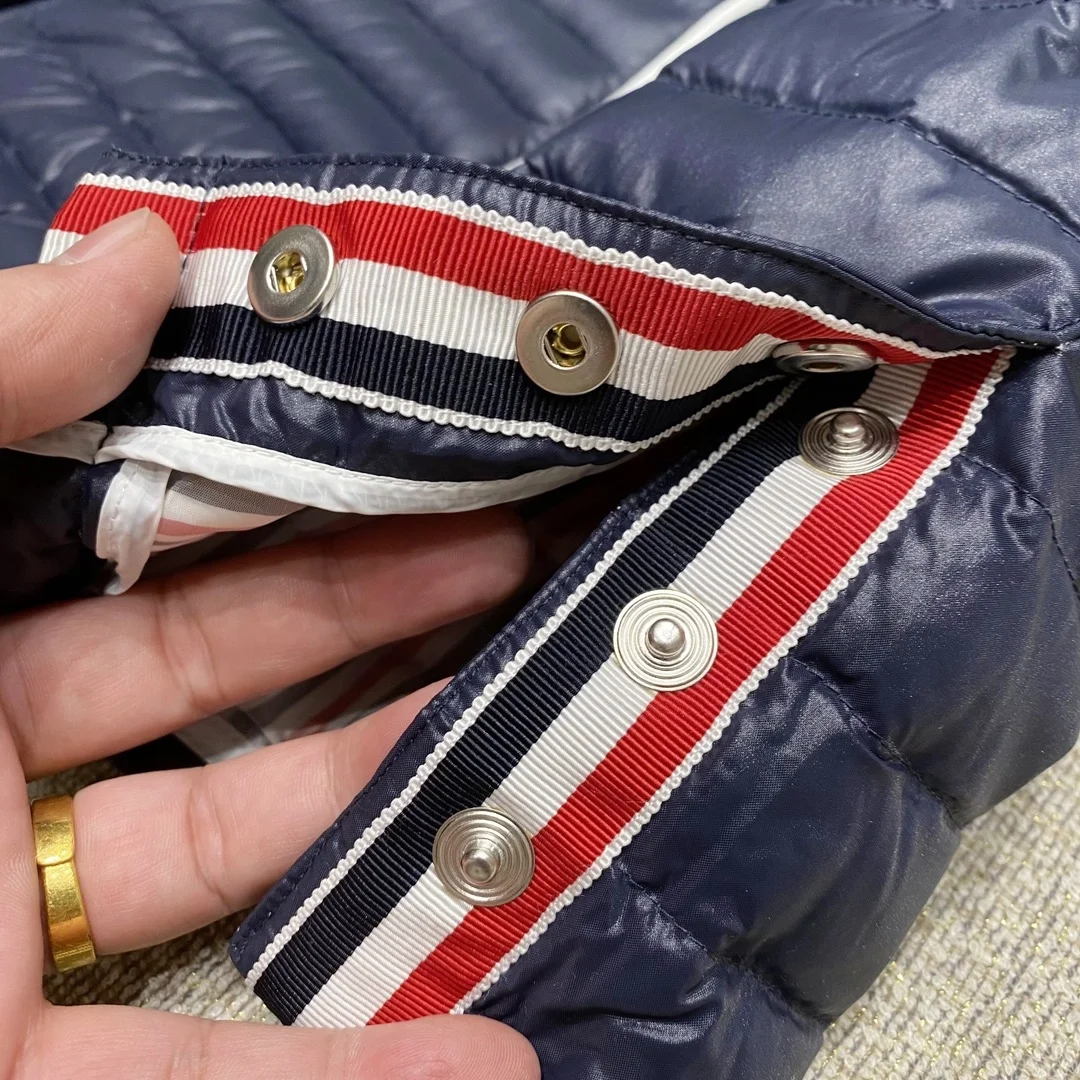 톰브라운 새틴 피니시 테크 자켓