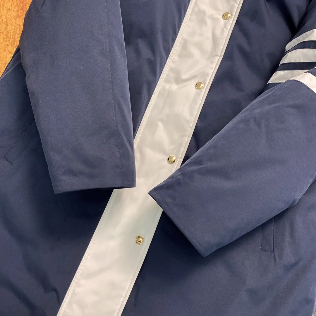 톰브라운 콘트라스트 4바 나일론 파카