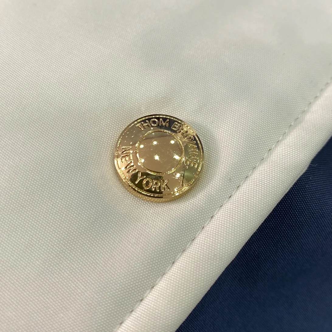 톰브라운 콘트라스트 4바 나일론 파카