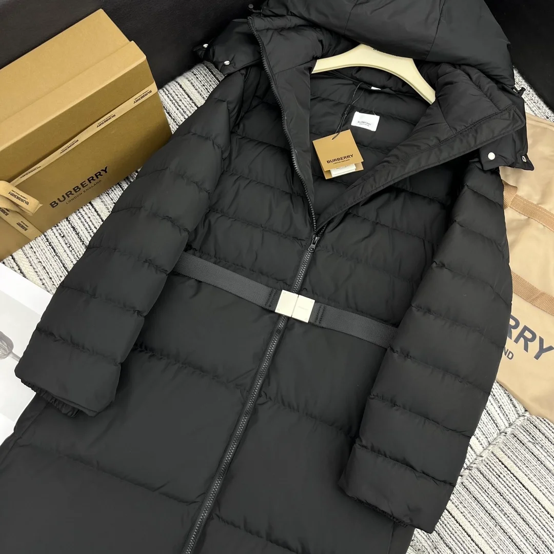 버버리 벨트 퍼퍼 코트