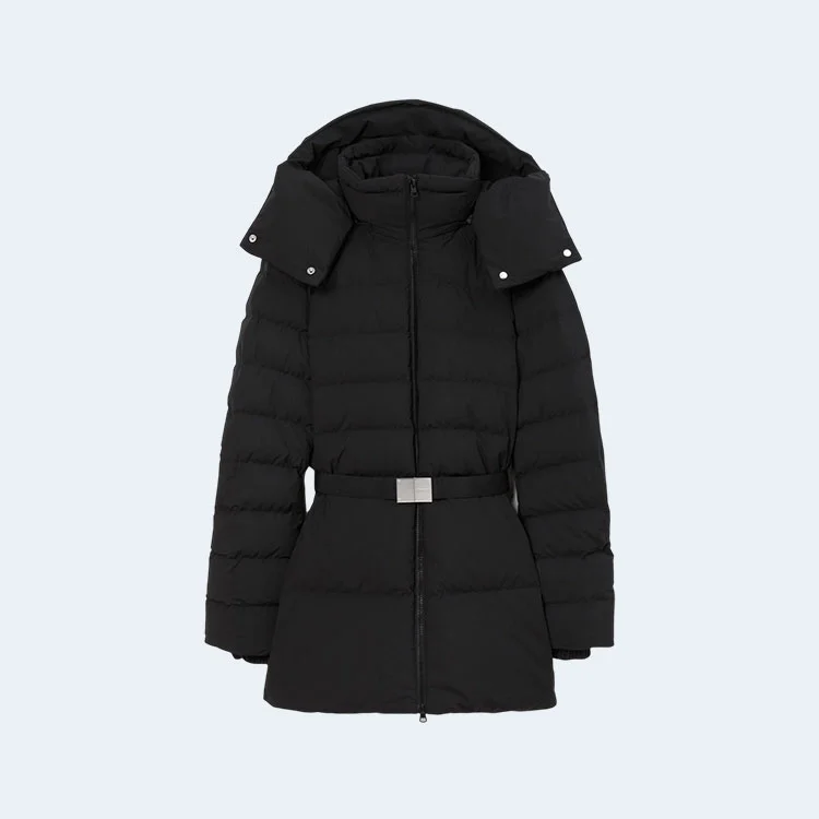 버버리 벨트 푸퍼 자켓