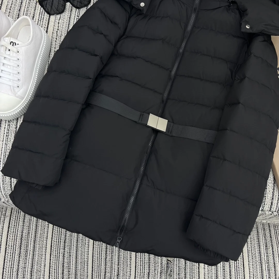 버버리 벨트 푸퍼 자켓