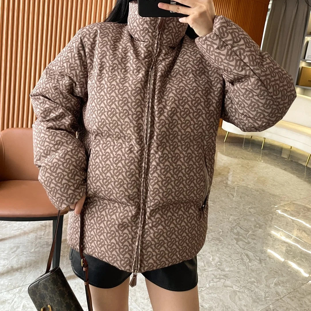 버버리 올오버 하이넥 패딩 자켓