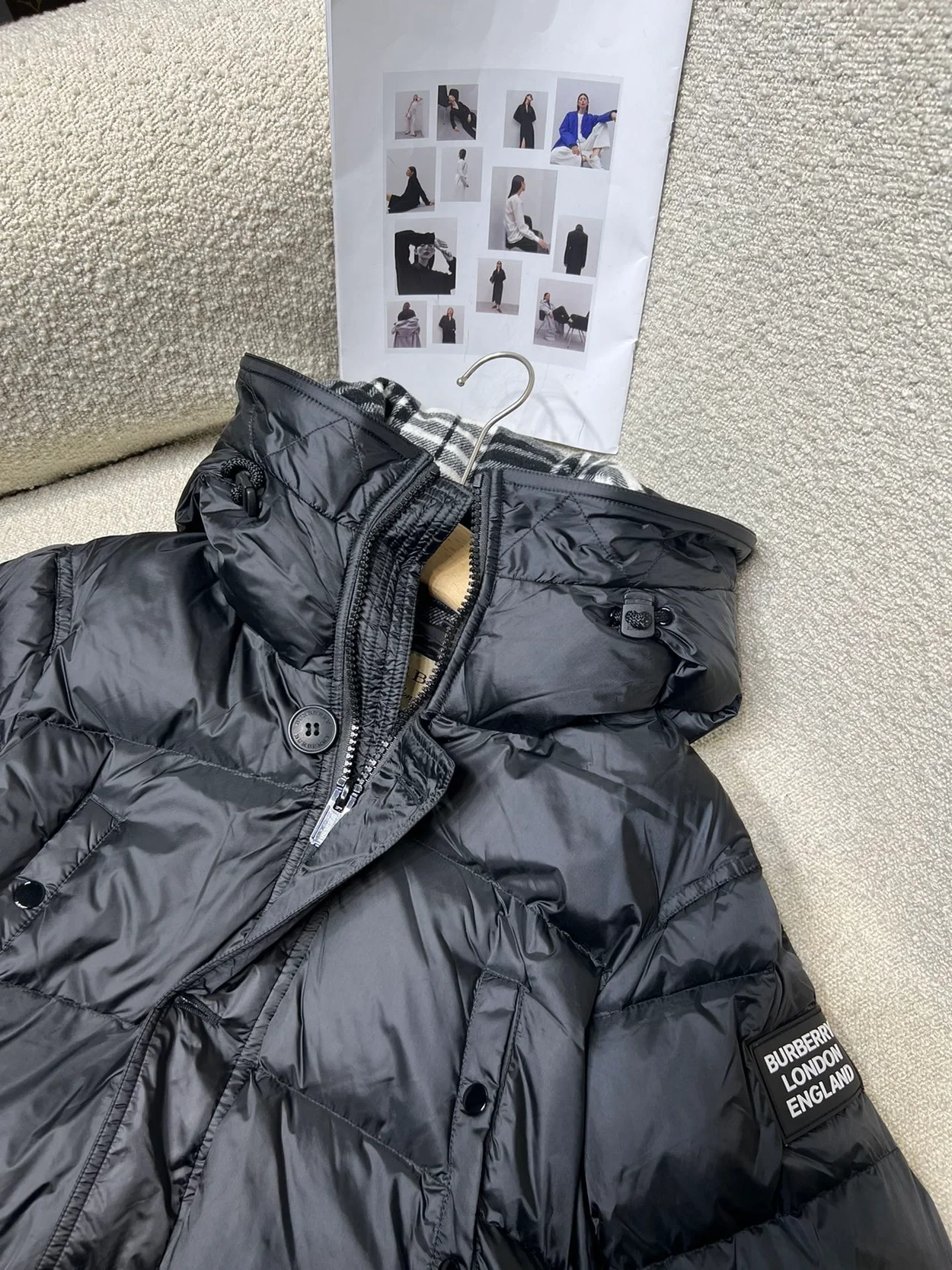 버버리 락우드 패딩 코트