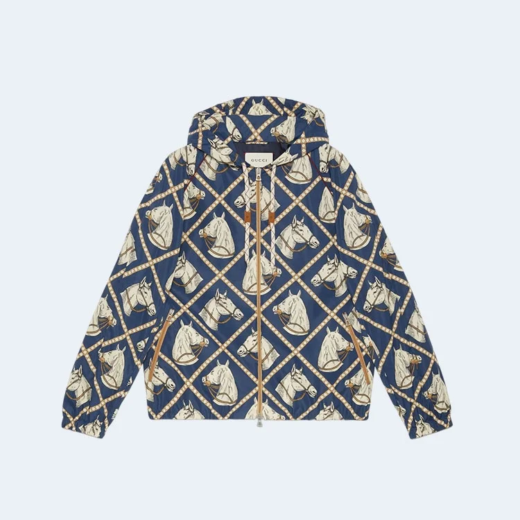 구찌 홀스 후드 자켓