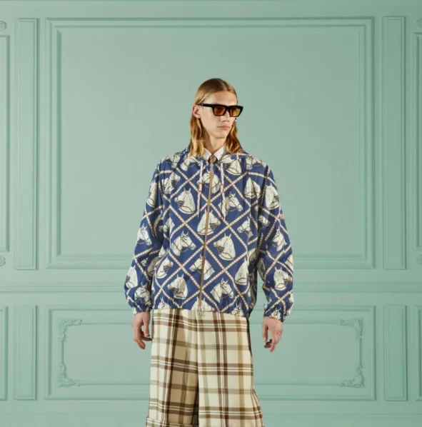 구찌 홀스 후드 자켓