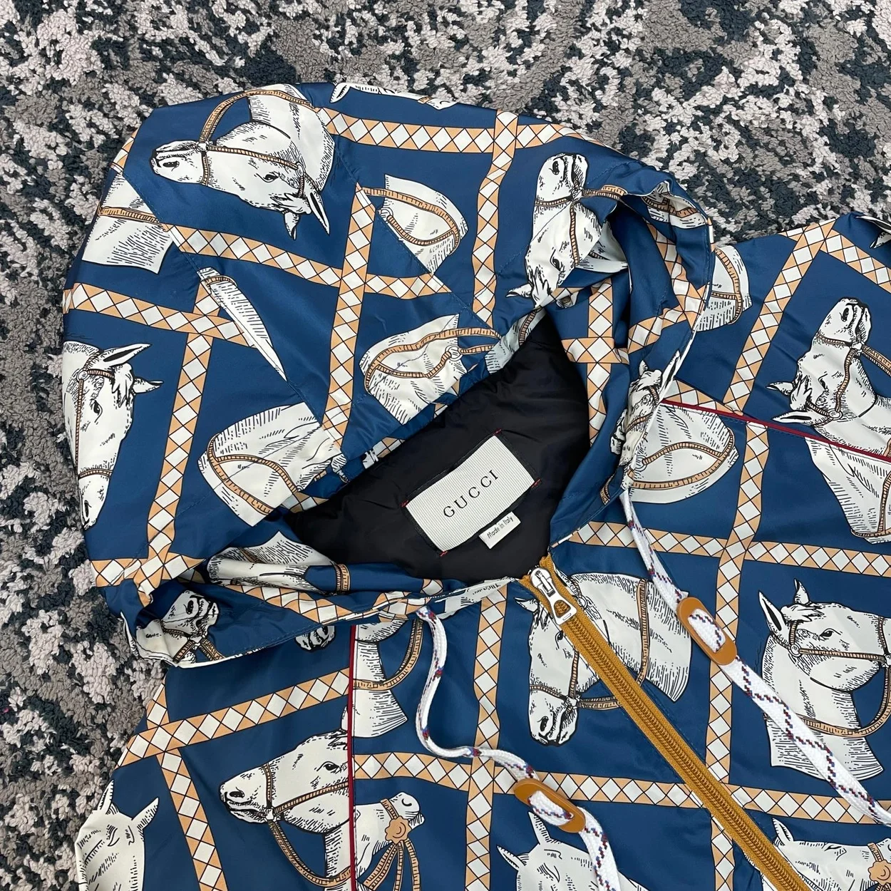 구찌 홀스 후드 자켓