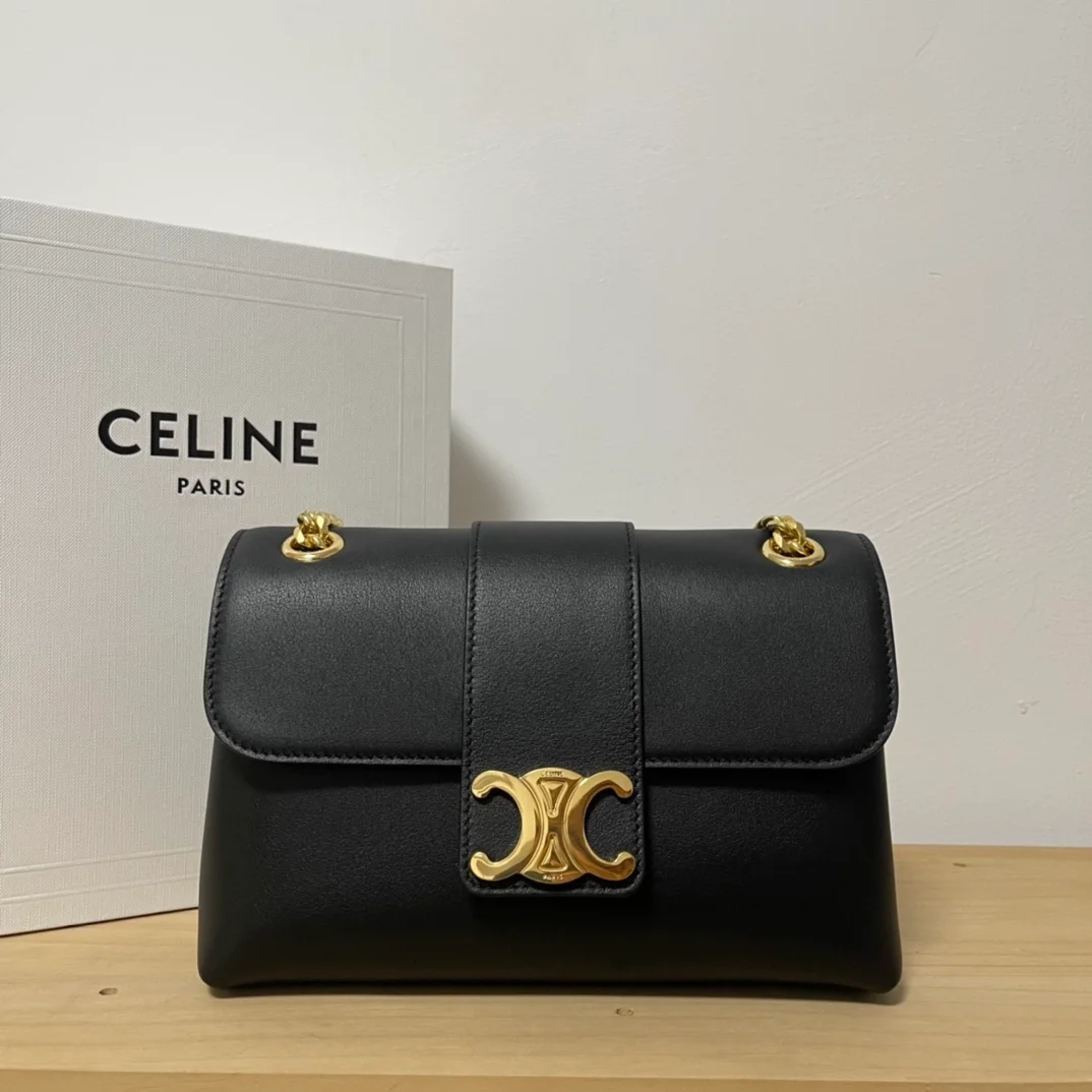 셀린느 틴 빅투아르 백 골드블랙