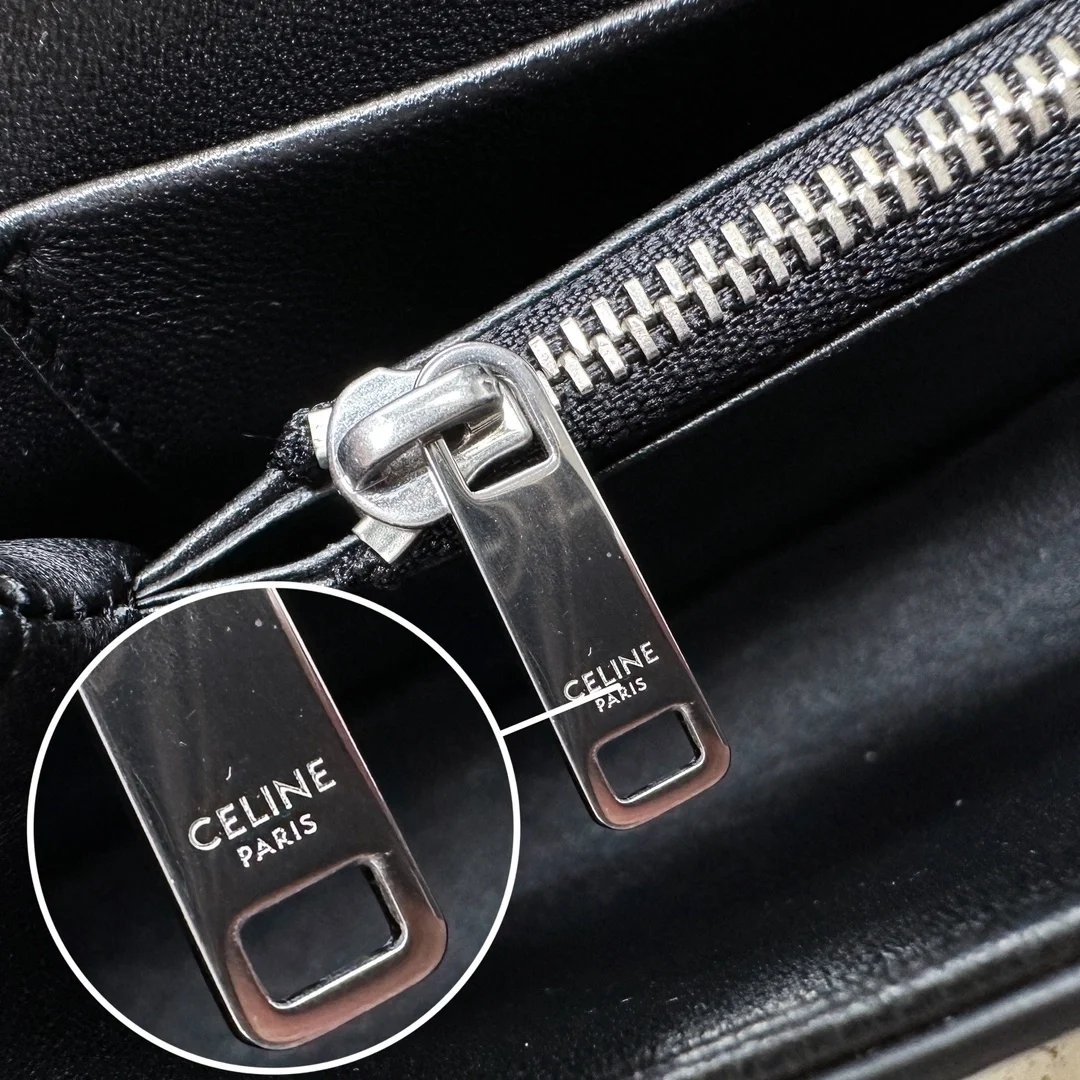 셀린느 틴 빅투아르 백 실버블랙