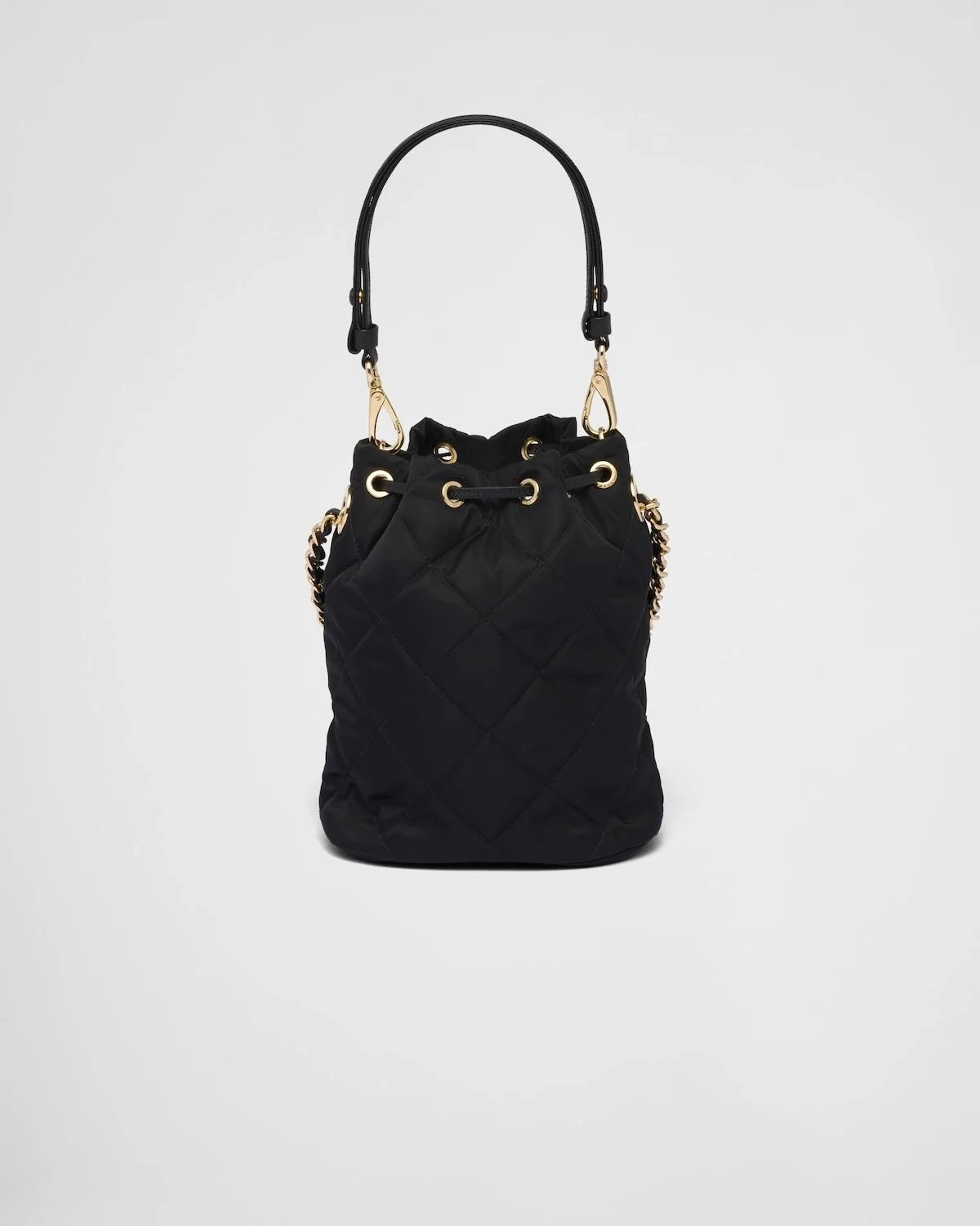 프라다 리나일론 숄더백 블랙