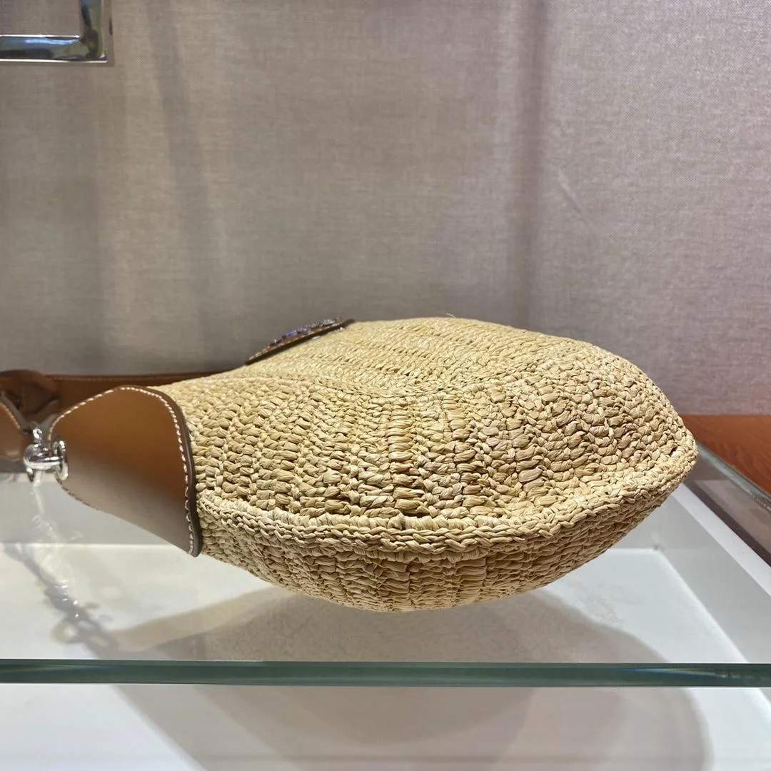 프라다 스몰 라피아 호보 숄더백