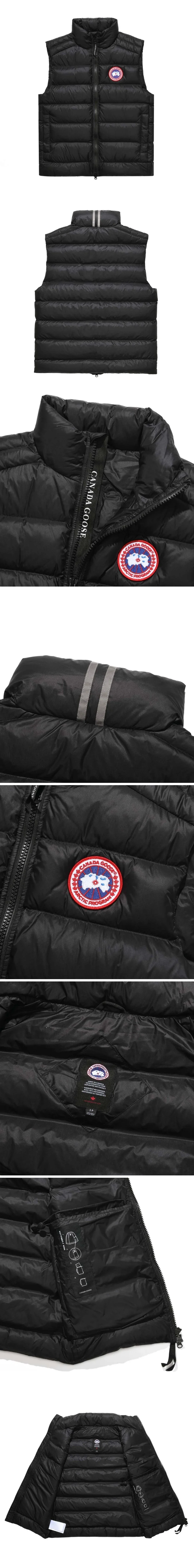 캐나다구스 크로프턴 패딩 베스트 블랙