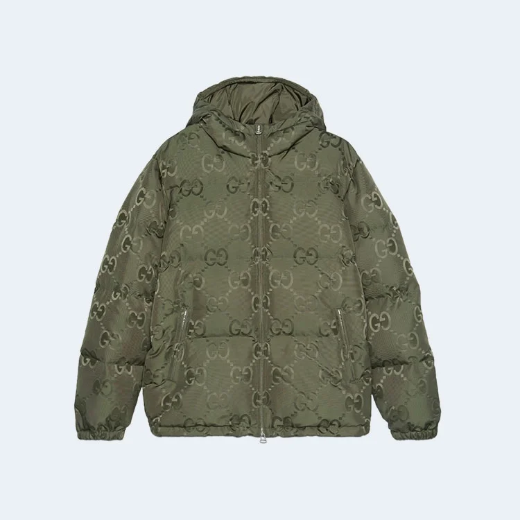 구찌 점보 GG 캔버스 다운 재킷