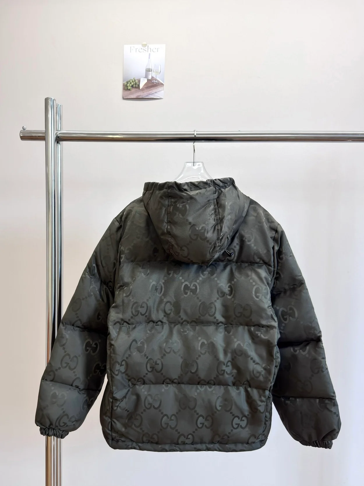 구찌 점보 GG 캔버스 다운 재킷