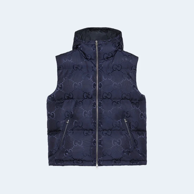 구찌 점보 GG 캔버스 다운 베스트