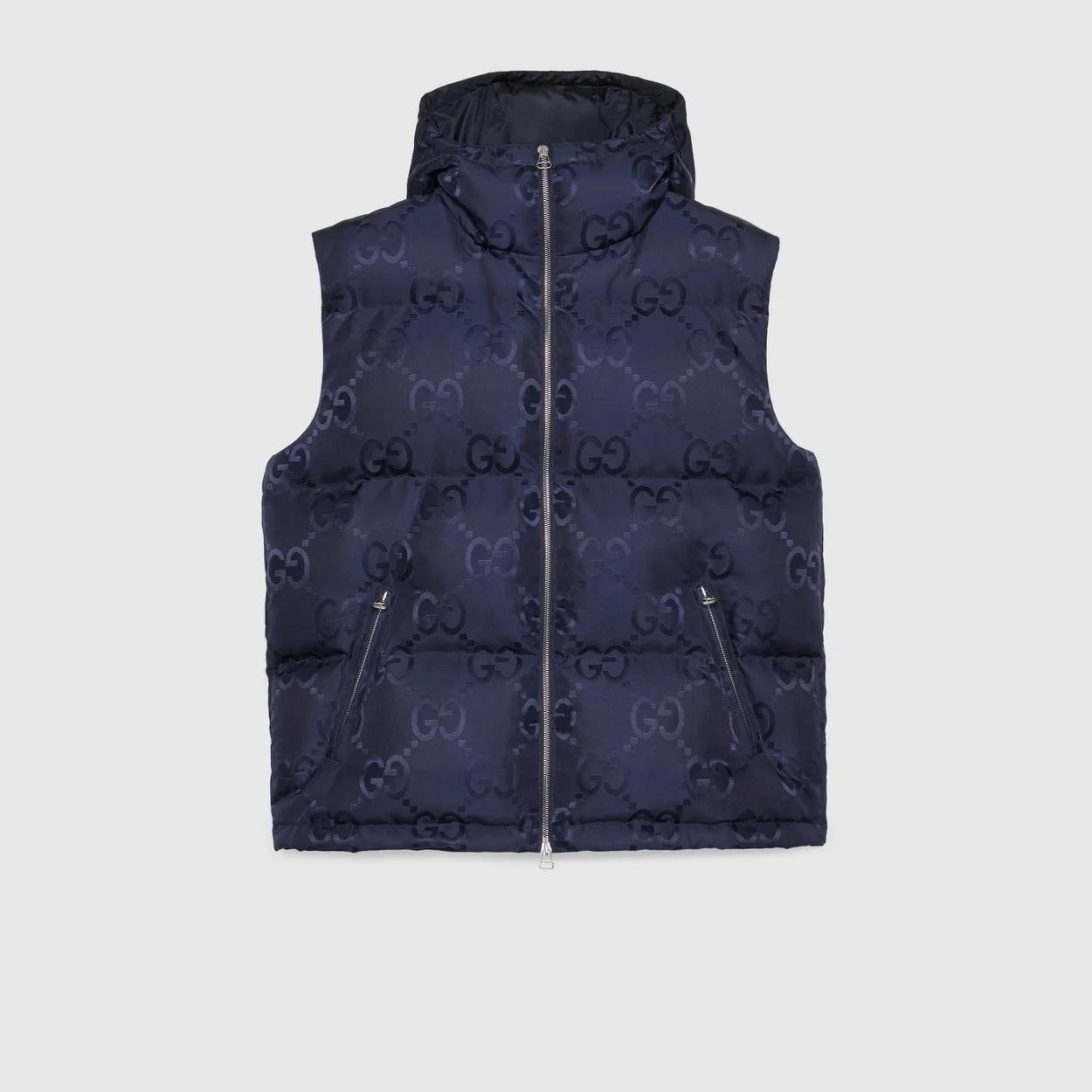 구찌 점보 GG 캔버스 다운 베스트