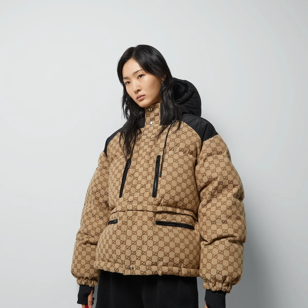 구찌 GG 캔버스 봄버 자켓