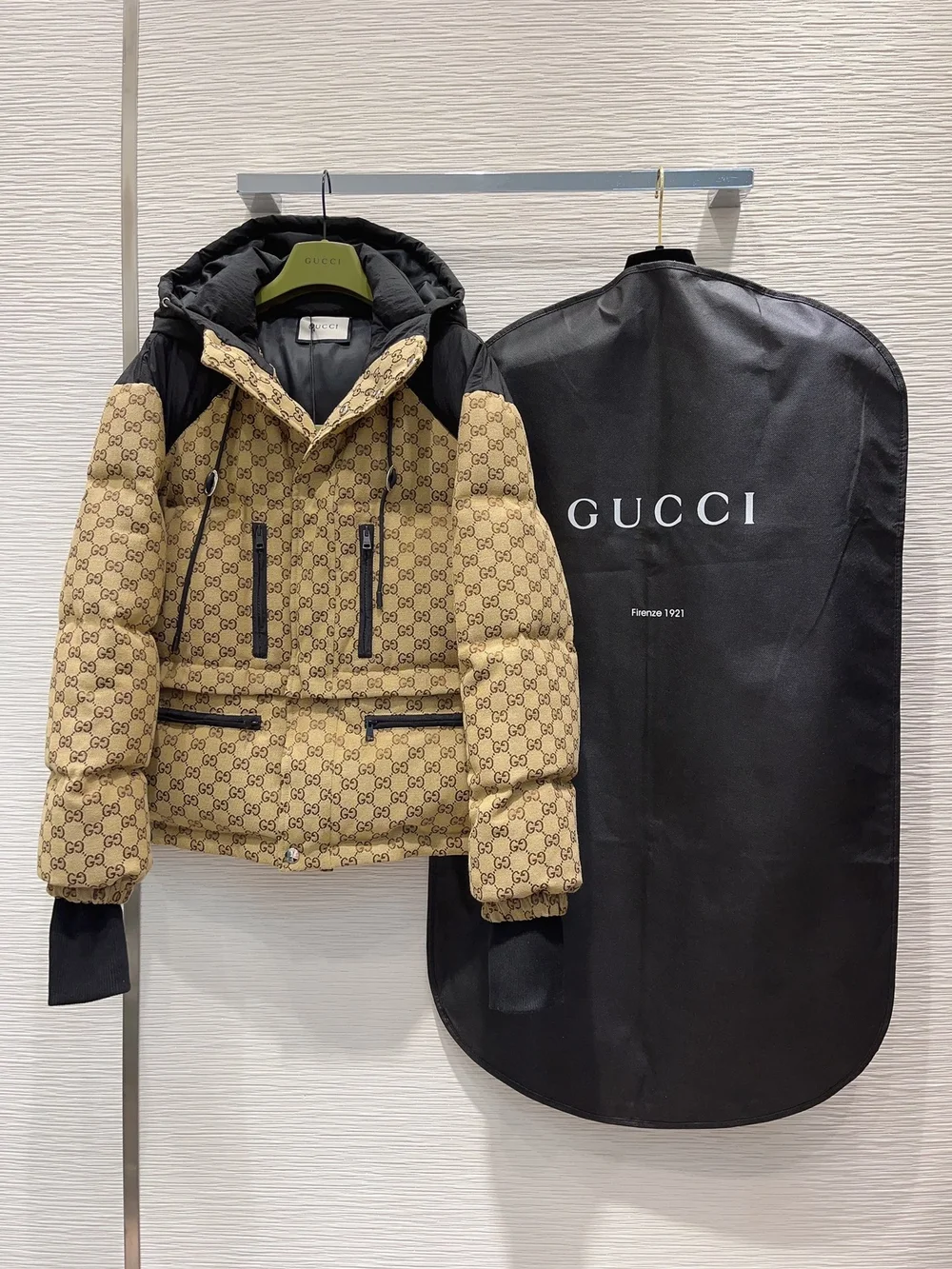 구찌 GG 캔버스 봄버 자켓