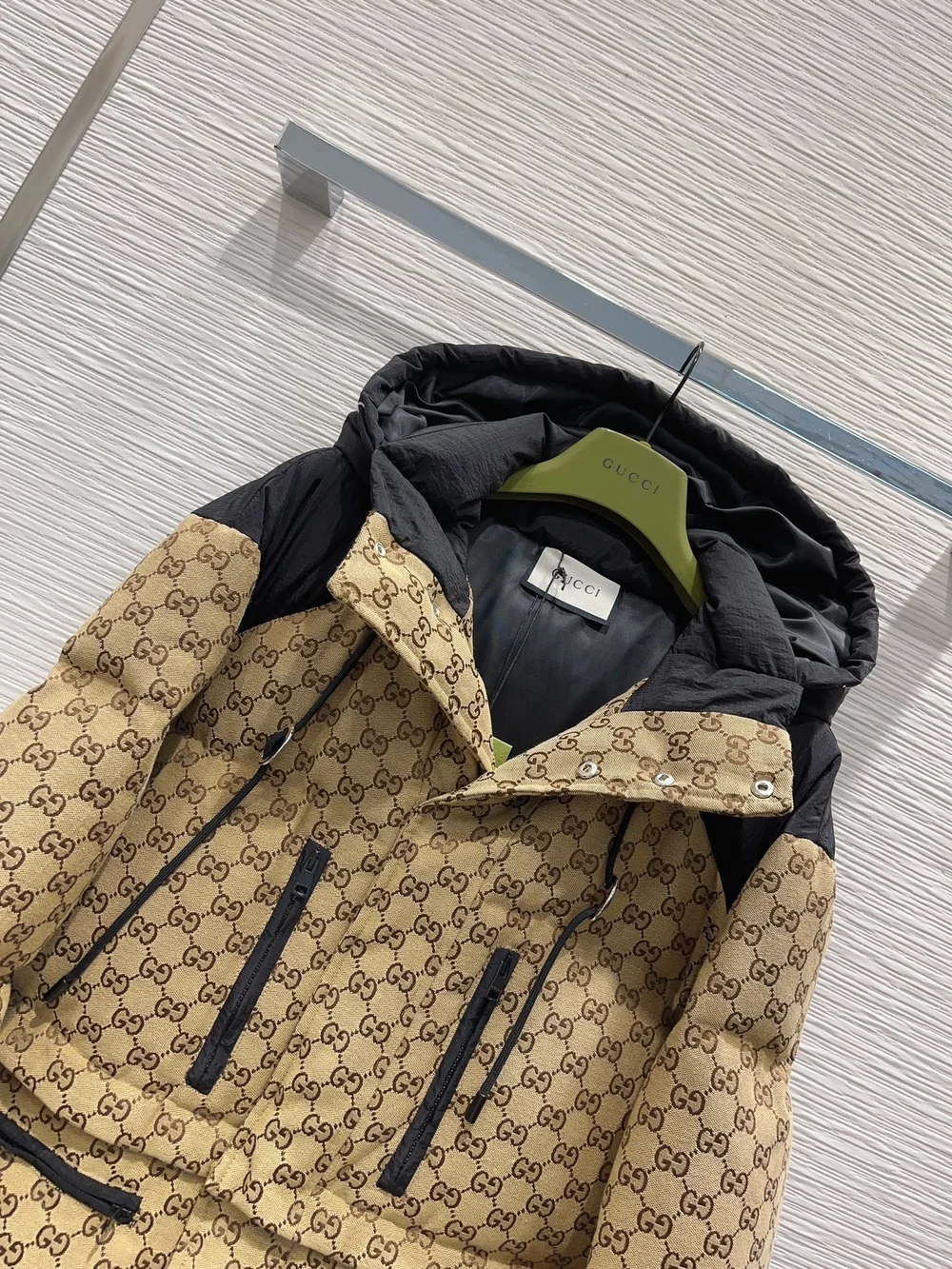 구찌 GG 캔버스 봄버 자켓