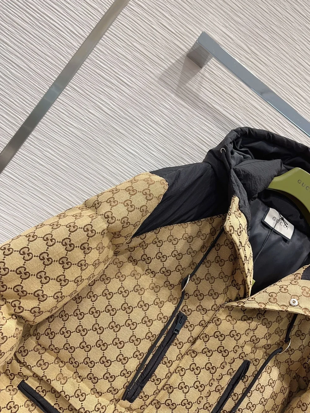 구찌 GG 캔버스 봄버 자켓