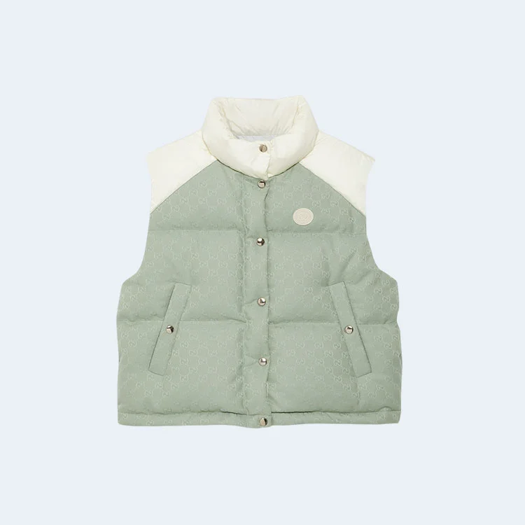 구찌 코튼 캔버스 패디드 질렛