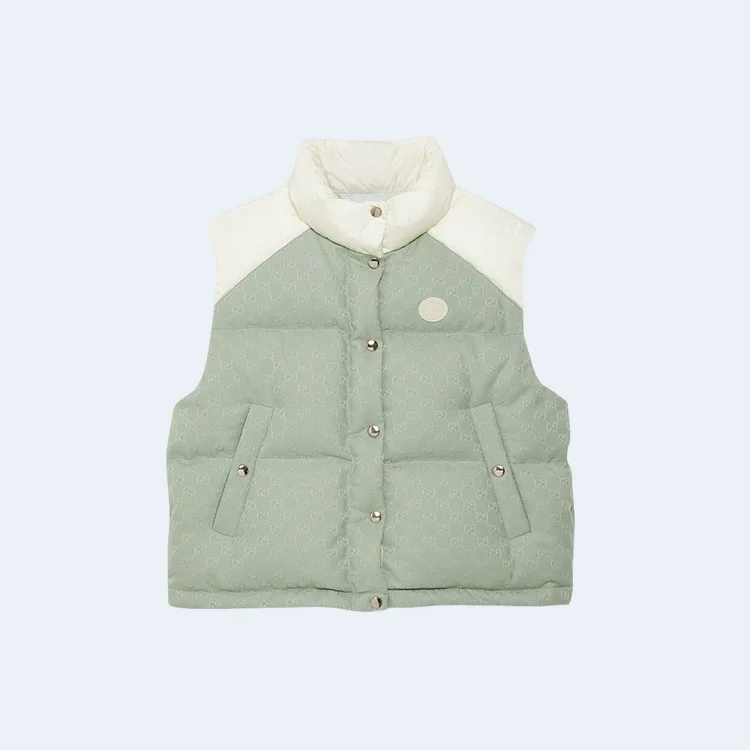 구찌 코튼 캔버스 패디드 질렛