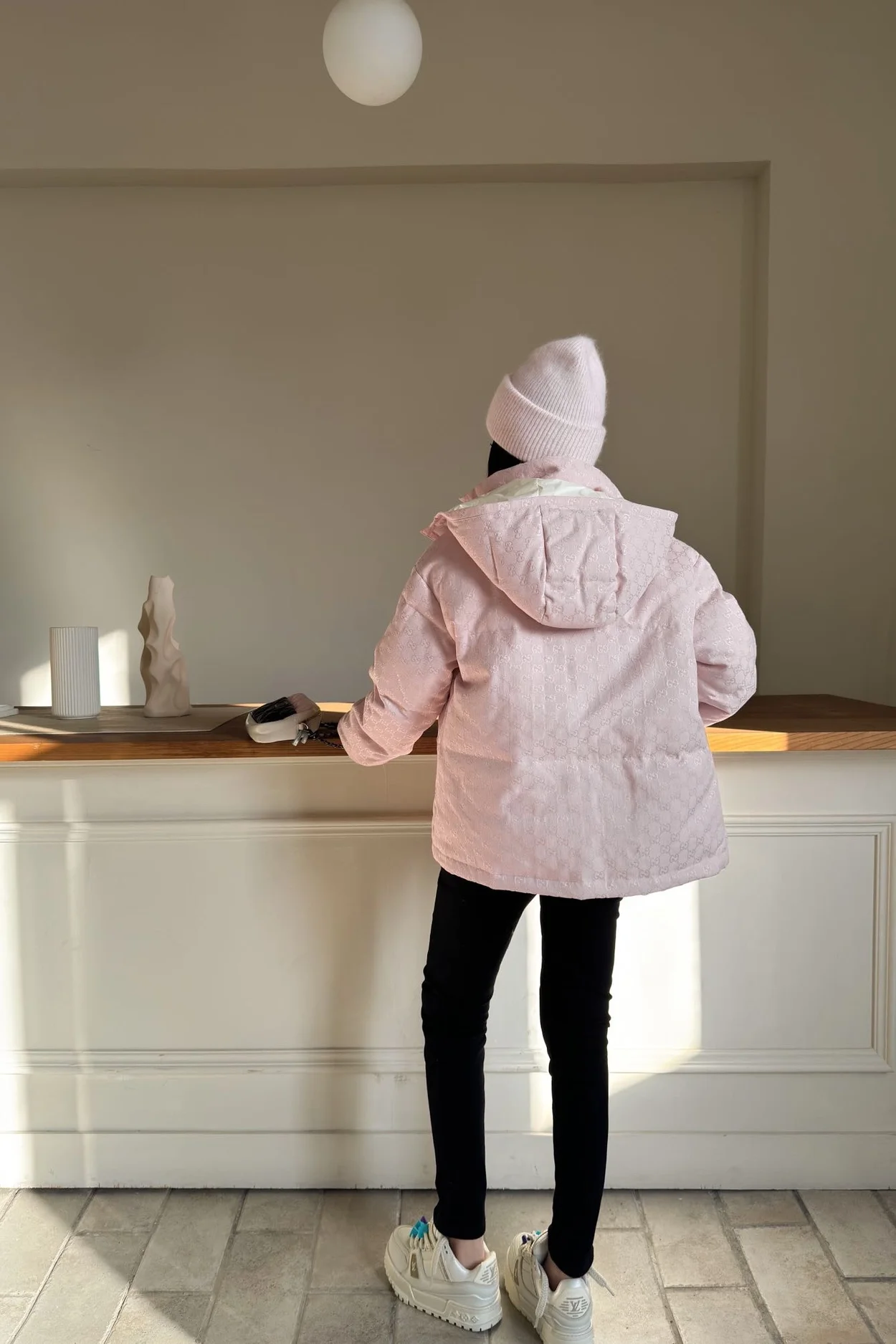 구찌 GG 코튼 캔버스 PUFFER 자켓