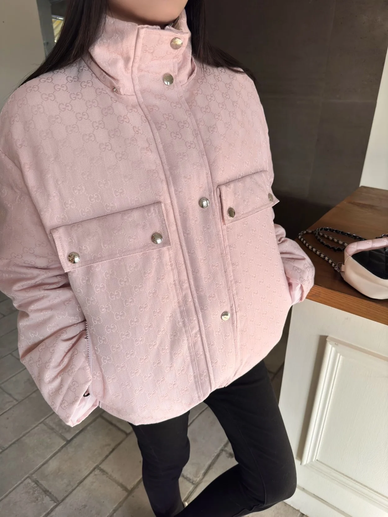 구찌 GG 코튼 캔버스 PUFFER 자켓