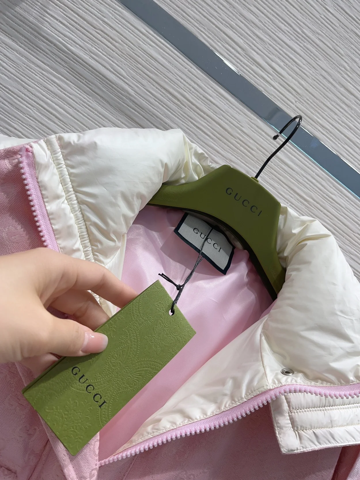 구찌 GG 코튼 캔버스 PUFFER 자켓